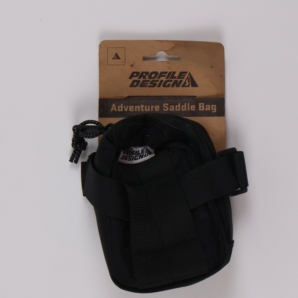 Profile Design Bicycle Adventure Saddle Bag Black Solid OS NWT